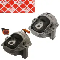 2x febi Motorlager Hydrolager f&uuml;r AUDI A4 B8 8T 1.8/2.0 TFSI mit CVT-Getriebe bis 06.2014