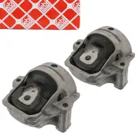 2x febi hydraulic engine mounts for AUDI A4 B8, A5 8T 1.8/2.0 TFSI with 6-speed manual transmission