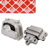 2x febi Motorlager f&uuml;r VW Golf 6 Caddy 3 4 8P Octavia 2 Superb 2 Yeti 2.0 TDI mit