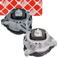 2x febi Motorlager Hydrolager f&uuml;r BMW 1er F20 F21 125i 3er F30 F31 320i N20 links + rechts