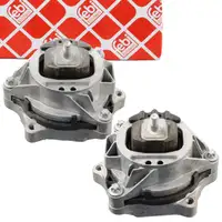 2x febi Hydraulic Engine Mounts for BMW F20, F21, F22, F23, F30, F31, F33, F32 (B48) &ndash; Left and Right