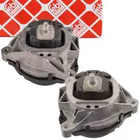 2x febi Motorlager Hydrolager f&uuml;r BMW 3er F30 F31 328i 245 PS N20 09.2013 links + rechts