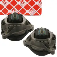 2x febi Motorlager Hydrolager f&uuml;r BMW F20 114-120i 3er F30/31 316i 320i N13 links + rechts