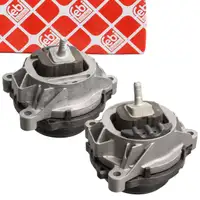2x febi Motorlager Hydrolager f&uuml;r BMW F20 F21 F22 F30-34 F32 xDrive N47 B47 links + rechts