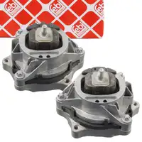 2x febi Motorlager Hydrolager f&uuml;r BMW F20 F21 F22 F23 F30-34 F32-36 N47 B47 links + rechts