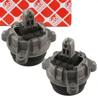 2x febi Motorlager Hydrolager f&uuml;r BMW 5er F10 F11 F07 6er F12 F13 N52 N55 links + rechts
