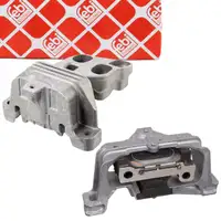 2x febi Motorlager Hydrolager f&uuml;r MERCEDES W176 W246 C117 X117 M270 OM607 links + rechts