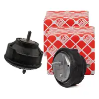 2x febi Motorlager f&uuml;r BMW 3er E46 318d 320d M47 mit Schaltgetriebe vorne