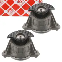 2x febi 29975 Motorlager Hydrolager für MERCEDES W204 S204 W212 S212 CLS C218 C207 A207