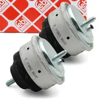 2x febi 17860 Motorlager Hydrolager f&uuml;r BMW 3er E46 330d M57 184/204 PS links + rechts