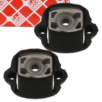 2x febi 06073 Motorlager Motorhalter f&uuml;r MERCEDES W123 300D 280S-560SE vorne 1232413013