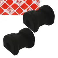 2x febi 01671 Stabilisatorlager f&uuml;r BMW 3er E30 316i-325e 324d vorne innen