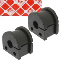 2x febi 101295 Stabilisatorlager f&uuml;r LAND ROVER Discovery 1 LJ hinten NTC7394