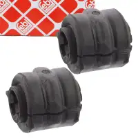 2x febi 10276 Stabilisatorlager f&uuml;r PEUGEOT 306 vorne innen 5094.63