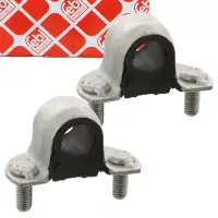 2x febi 12685 Stabilisatorlager f&uuml;r FIAT Uno 146_ vorne innen 7603476