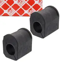 2x febi 12150 Stabilisatorlager f&uuml;r RENAULT Clio 1 2 Express Rapid vorne innen