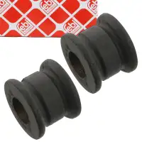 2x febi 14948 Stabilisatorlager f&uuml;r MERCEDES 190 W201 W124 C124 vorne 2013234985