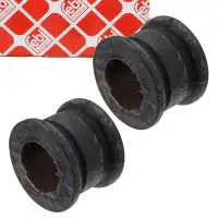 2x febi 17805 Anti-roll bar bushing for MERCEDES W202, W210, W461, W463 (front inner) 1293230185
