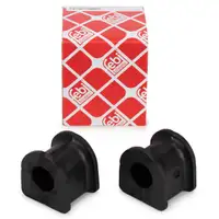 2x febi 18075 Stabilisatorlager f&uuml;r MERCEDES Sprinter V-Klasse Viano Vito vorne/hinten