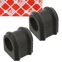 2x febi 36130 Stabilisatorlager f&uuml;r MERCEDES Sprinter 906 VW Crafter 2E 2F hinten