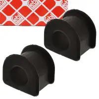 2x febi 39817 Stabilisatorlager f&uuml;r AUDI A4 B6 B7 SEAT Exeo 3R hinten