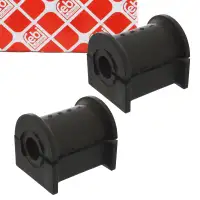 2x febi 40033 Stabilisatorlager f&uuml;r LAND ROVER Discovery 1 + 2 hinten RBX101710