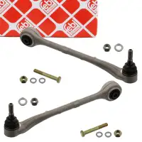 2x febi Querlenker Lenker + Traggelenk f&uuml;r BMW 7er E38 Vorderachse vorne unten