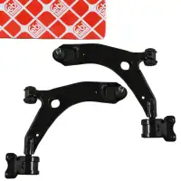 2x febi Querlenker Lenker + Traggelenk f&uuml;r MAZDA 3 BK 5 CR19 CW Vorderachse unten