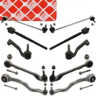 febi Control Arm Repair Kit for BMW F20, F21, F22, F23, F30&ndash;34, and F32&ndash;36 (Front, 8-piece)