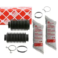 2x febi Spurstange Manschette f&uuml;r VW Golf 1 Jetta 1 Caddy 1 Scirocco vorne