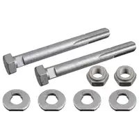 2x febi 100930 Sturzkorrekturschraube f&uuml;r MERCEDES W211 S211 W220 vorne unten 2209900099