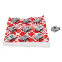 10x febi 47846 Mutter Blechmutter Klemmmutter Karosserie M8 für MERCEDES