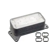 febi 105945 Oil Cooler + Gaskets for BMW F20, F21, E90-93, F30-34, F32-36, F10, F11, N47