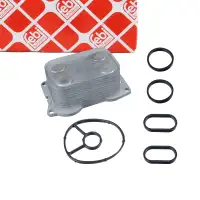 febi 107180 Ölkühler + Dichtungen für CITROEN FIAT FORD PEUGEOT 2.0 DIESEL