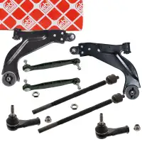 febi Reparatursatz Querlenker Stabi Spurstange f&uuml;r FORD 3 MK3 09.2002 vorne 8-teilig