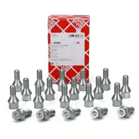 20x febi 05683 Radschraube M12x15mm für OPEL Astra Adam Agila Corsa Vectra Zafira