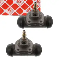 2x febi 02776 Radbremszylinder Ø1746 für OPEL Ascona C Corsa A Kadet D E hinten