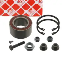 febi Radlagersatz Radlager f&uuml;r VW Golf 2 + 3 Polo Passat Vento SEAT Ibiza 2 Inca vorne