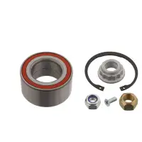 2x febi wheel hub + wheel bearing kit for VW Golf 3, Passat B3, B4, Vento 2.0 GTI, 2.8/2.9 VR6 (front)