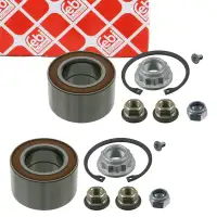 2x febi 19912 Radlagersatz f&uuml;r VW Polo 6N1 6N2 Lupo 1 SEAT Arosa 6H1 vorne 6N0498625A