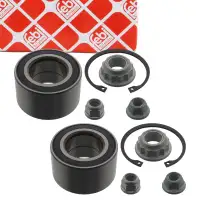2x febi 39160 Radlagersatz Radlager f&uuml;r VW Up SEAT Mii SKODA Citigo 1.0 vorne 1S0498625A