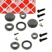 2x febi 05141 Wheel Bearing Kit (Front) for MERCEDES 190 W201 E1.8-E2.6/D2.0 A2013300151