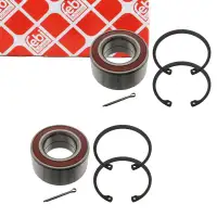 2x febi 03189 Radlagersatz f&uuml;r OPEL Astra F Corsa C Kadett D E Vectra A DAEWOO Lanos vorne