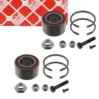 2x febi 03621 Radlagersatz f&uuml;r VW Golf 2 Jetta 2 1.0-1.8/1.6 D vorne 191498625