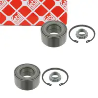 2x febi 26314 Radlagersatz f&uuml;r BMW 1er E81-E88 130/135i 123d 3er E90-E93 316-335i/d hinten