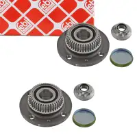2x febi 28168 Radlagersatz Radnabe f&uuml;r VW Lupo Polo 6N Seat Arosa Ibiza 2 hinten