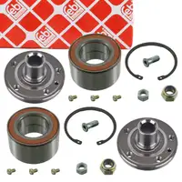 2x febi Radnabe + Radlager Radlagersatz f&uuml;r VW Transporter T4 Bus/Kasten vorne