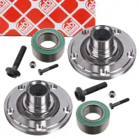 2x febi Radnabe + Radlagersatz f&uuml;r VW Passat B5 AUDI A4 B5 A6 C4 SKODA Superb 1 vorne
