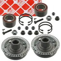 2x febi Radnabe + Radlager Satz f&uuml;r VW Golf 2 3 Passat B3/4 Vento SEAT IBIZA 2 1 vorne