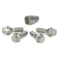 febi 27049 Felgenschloss Satz M12x15 f&uuml;r BMW DACIA FIAT FORD MINI RENAULT